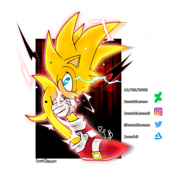 Sonic Frontiers Fanart - Advanced Lineart